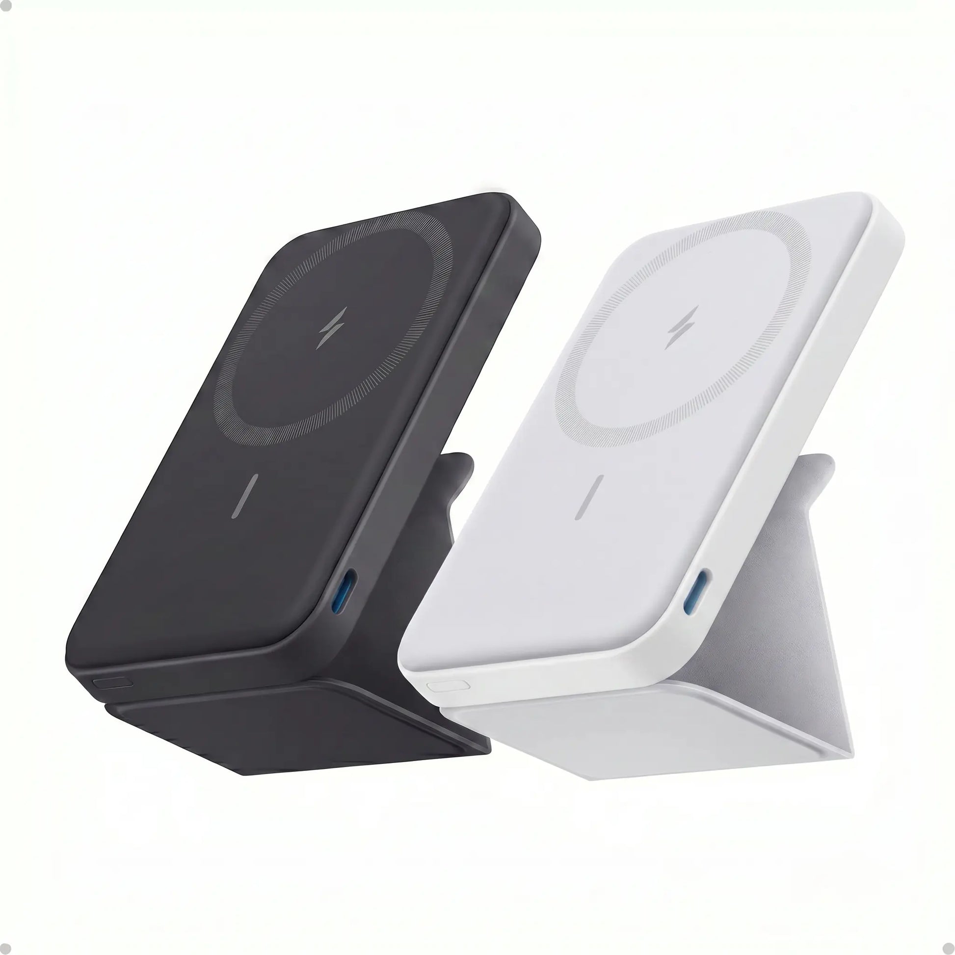 Anker 5,000mAh Magnetic Power Bank - Wireless Portable Charger with Foldable Stand and USB-C Port for iPhone 17/16/15/14/13