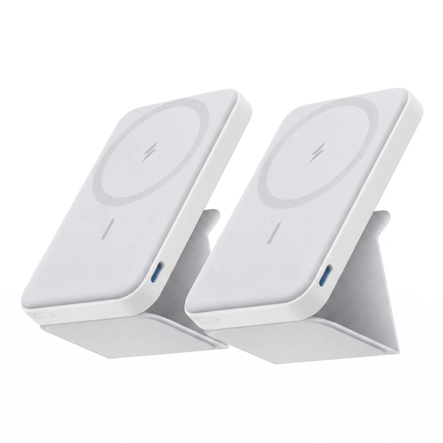 Anker 5,000mAh Magnetic Power Bank - Wireless Portable Charger with Foldable Stand and USB-C Port for iPhone 17/16/15/14/13