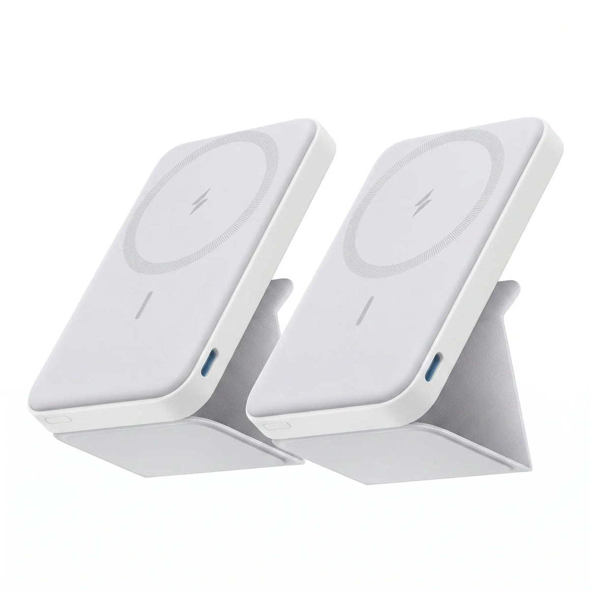 Anker 5,000mAh Magnetic Power Bank - Wireless Portable Charger with Foldable Stand and USB-C Port for iPhone 17/16/15/14/13