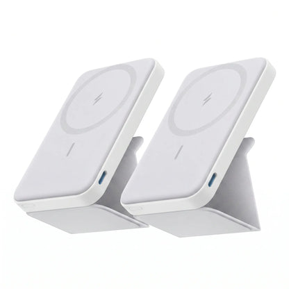 Anker 5,000mAh Magnetic Power Bank - Wireless Portable Charger with Foldable Stand and USB-C Port for iPhone 17/16/15/14/13